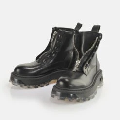 Buffalo Mono Zip Lace Up Mid -Outlet BUFFALO Store 2228612 P4